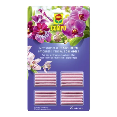 COMPO MESTSTOFSTAAFJES ORCHIDEEËN 20 ST