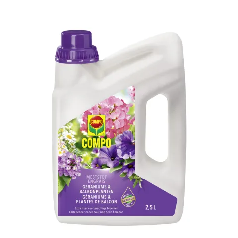 COMPO VLOEIBARE MESTSTOF GERANIUMS & BALKONPLANTEN 2,5 L
