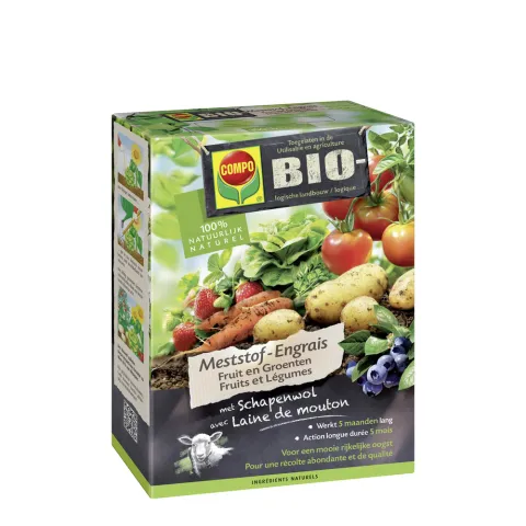 COMPO BIO MESTSTOF FRUIT & GROENTEN 3,5 KG