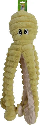 BOON PLUCHE OCTOPUS CORDUROY M PIEP GEEL 65CM