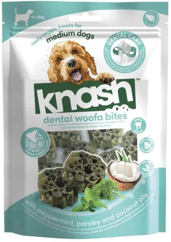 KNASH WOOFA LOOFA BITES DENTAL MINT/PARSLEY 100G