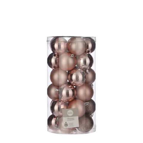 Bal onbreekbaar l.roze 30 delig - d6cm
