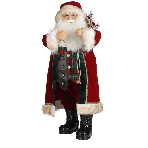 Kerstman rood - l36,5xw28,5xh81,5cm
