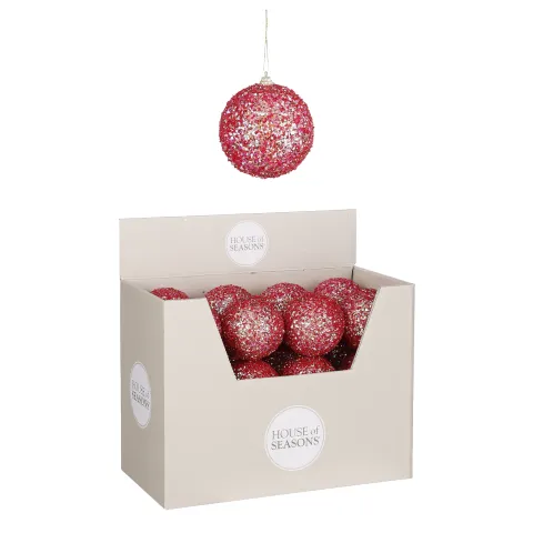 Bal onbreekbaar rood - d8cm
