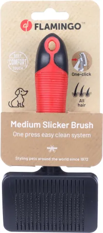 FL BORSTEL SLICKER M HV EASY CLEAN M