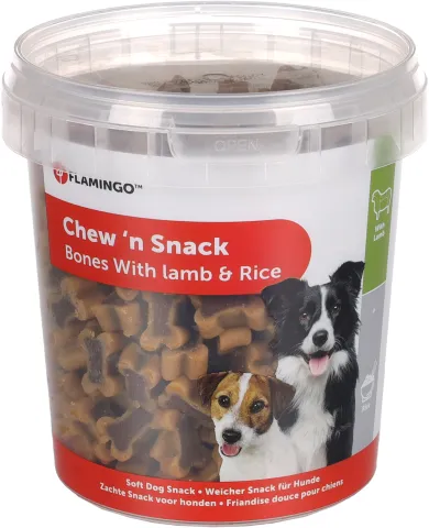 FL CHEWN SNACK BONES L&R 500G
