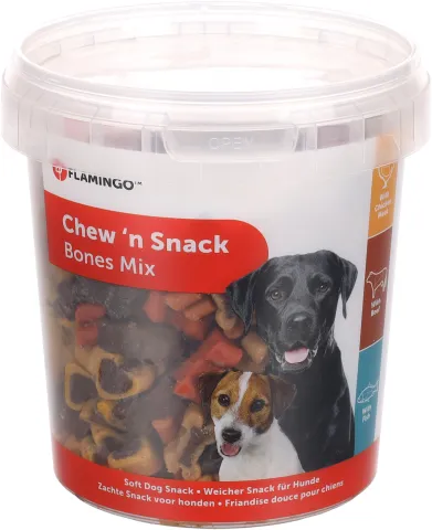 FL CHEWN SNACK BONES MIX 500G