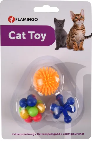 FL PS RUBBER KATTENSPEELTJE 3ST