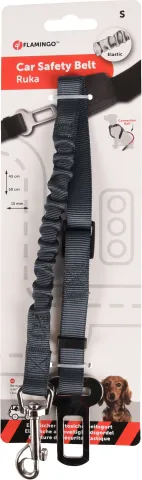 FL AUTO VEILIGHEIDSGORDEL ANTI SHOCK GRIJS 43-50CM 15MM