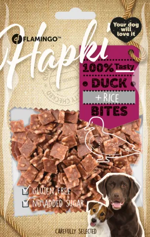 FL HAPKI DUCK & RICE BITES 85GR
