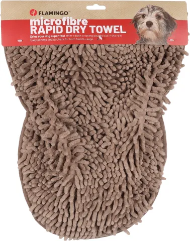 FL ABSORBERENDE HANDDOEK PAKKA TAUPE 80X30X2.5