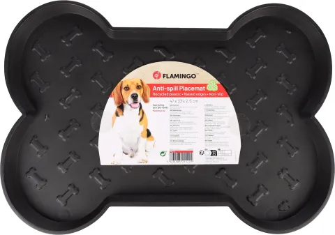 FL EETPOT ONDERLEGGER PRETO RECYCLED ZWART