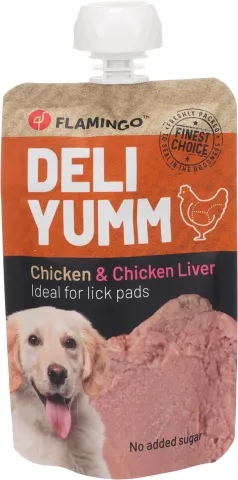 FL DELI YUMM FRESH MEAT SNACK CHICKEN&LIVER 90GR