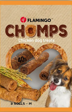 FL DOGSNACK CHOMPS KIPROL M 3ST 90G