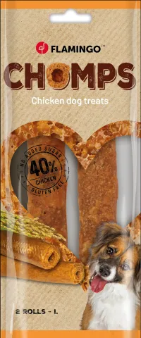 FL DOGSNACK CHOMPS KIPROL L 2ST 90G