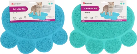 FL KATTENBAKMAT POOT 40x30CM-GRO/BL