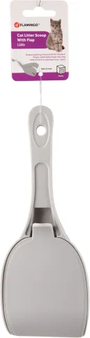 FL KATTENBAKSCHEPJE LIDO GRIJS M DEKSEL 10X26X5