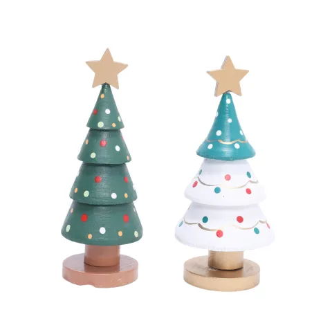 Deco Tree w/FSC 2ass. 12cm