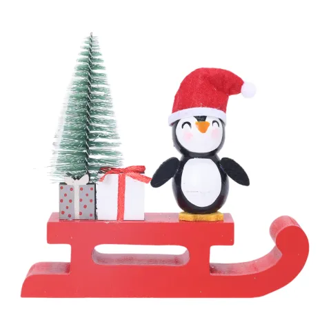 Table Deco Penguin w/FSC 14cm
