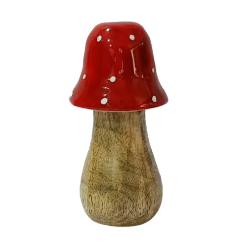 Deco Mushroom Wood 10cm