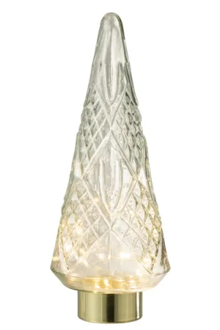 KERSTBOOM LED GLAS TR L (18x18x47cm)