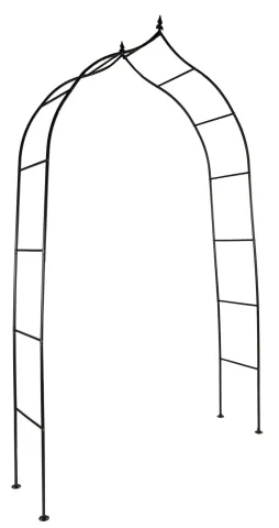 BARON GARDEN ARCH BOW BLACK 140X39X260