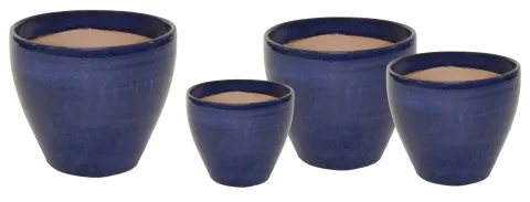 Ceria Egg Pot Imp Blue D24H22