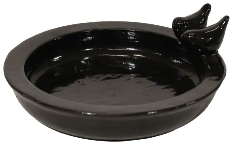 Noble BirdBath 2 Shiny Black D30H11