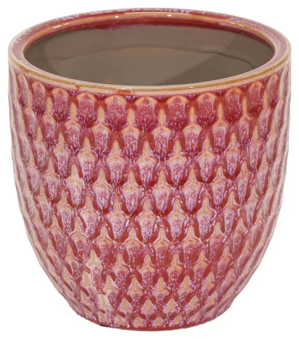 CAROL EGG POT PINK D12.5H11