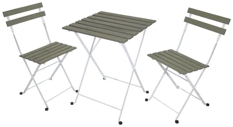 Bach Bistroset White/Green L43/55W39/54H79/70