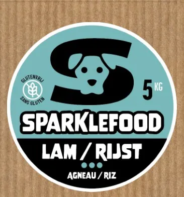 SPARKLEFOOD LAM/RIJST 5KG