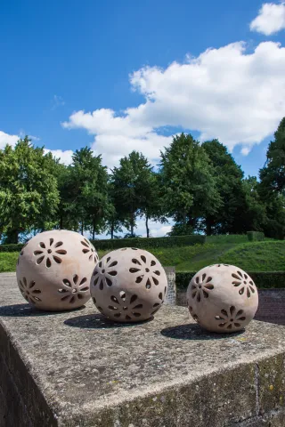 Deco bal bloem d22cm h21cm mterra