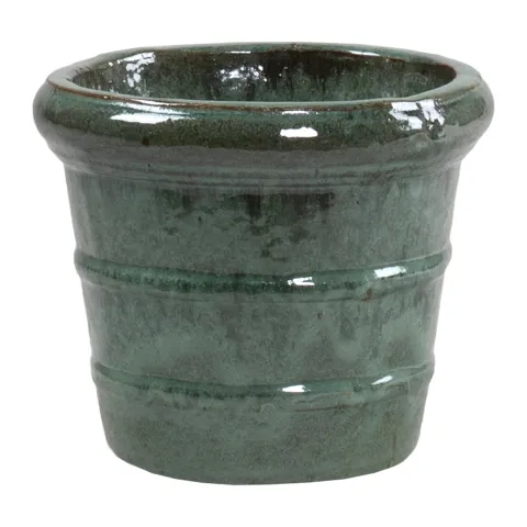 Glazed Donatello d22cm h18cm jade